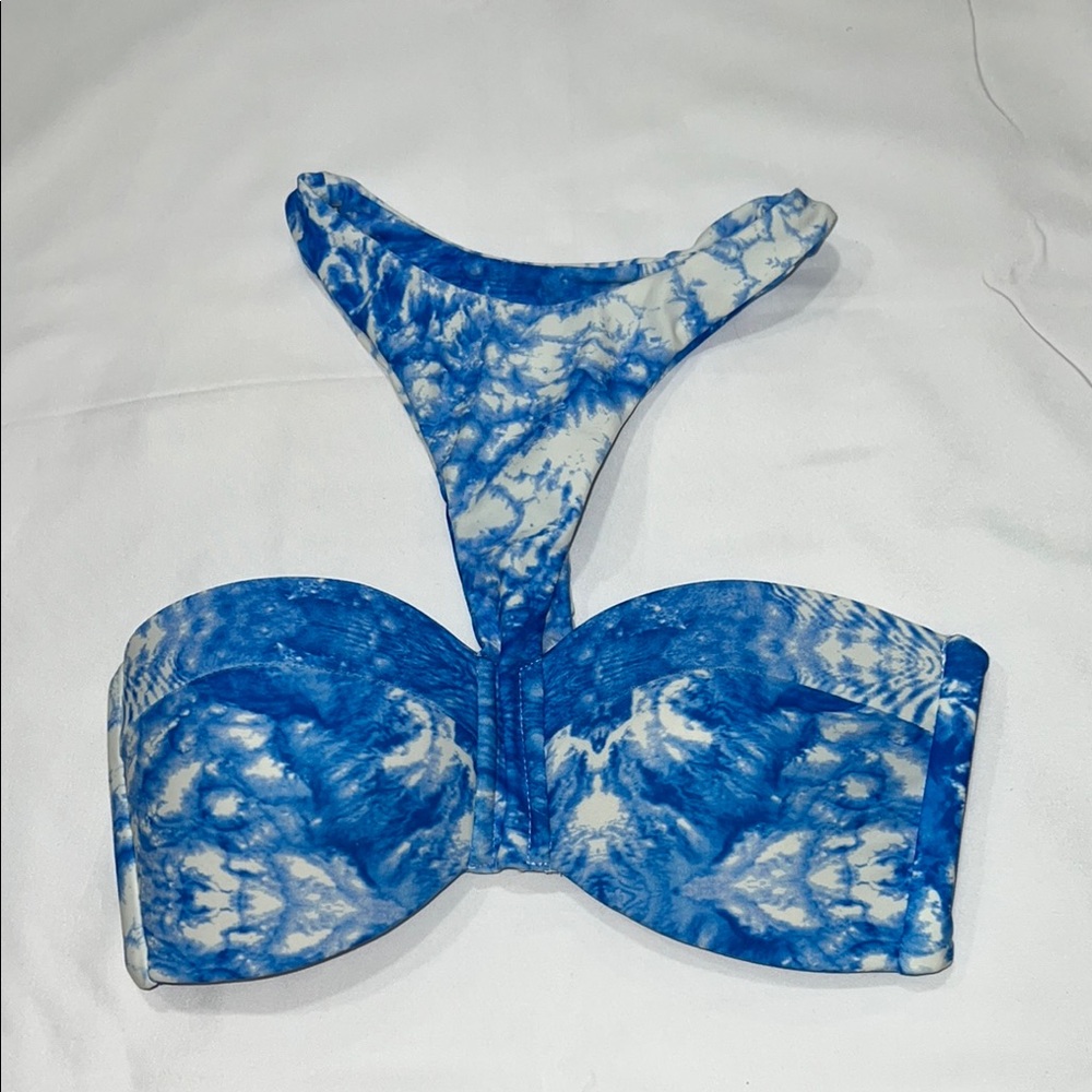MIKOH Padded Bandeau High Neck
Bikini Top Size Small